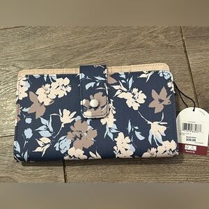 Mundi Floral Navy Wallet New